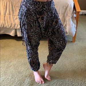 Leopard Print Buddha Pants